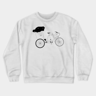 Rickshaw Black Outline Crewneck Sweatshirt